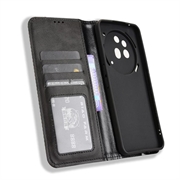 Nothing Phone (3a) Pro Lompakkokotelo Magneettisella Sulkijalla - musta