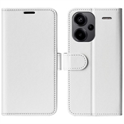 Xiaomi Redmi Note 13 Pro+ Lompakkokotelo Magneettisella Sulkijalla - Valkoinen