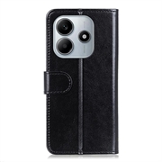 Xiaomi Redmi Note 14 4G Lompakkokotelo Magneettisella Sulkijalla - musta