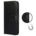 OnePlus 10T/Ace Pro Lompakkokotelo Magneettisella Sulkimella- Musta
