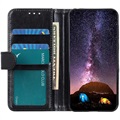 Samsung Galaxy A22 5G, Galaxy F42 5G Lompakkokotelo Magneettisella Sulkijalla - Musta