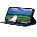 Samsung Galaxy A33 5G Lompakkokotelo Magneettisella Sulkijalla - Sininen