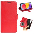 Samsung Galaxy M13 Lompakkokotelo Magneettisella Sulkijalla - Punainen