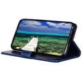Samsung Galaxy M53 Lompakkokotelo Magneettisella Sulkijalla - Sininen