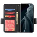 Xiaomi 12/12X Lompakkokotelo Magneettisella Sulkijalla - Musta