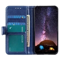 iPhone 15 Lompakkokotelo Magneettisella Sulkijalla - Sininen