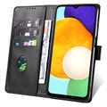 Samsung Galaxy A04s/A13 5G Lompakkokotelo Magneettisella Sulkijalla - Musta