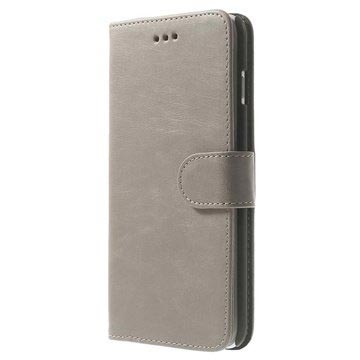 iPhone 6 Plus / 6S Plus Wallet Nahkakotelo - Beige