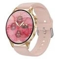 Watch3 pro 1.3\" AMOLED Smart Watch Metal Case Bluetooth Call Naisten terveys Rannekoru sykkeen seuranta - Gold