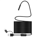Vesitiivis 8 mm Endoskooppikamera - USB, MicroUSB, C-Tyyppi - 10 m