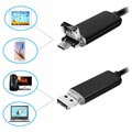 Android, PC Vesitiivis 8mm USB Endoskooppikamera AN99 - 2m - Musta