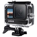 GoPro Hero 9 Black Vedenpitävä Suojakotelo FLW362 - Läpinäkyvä