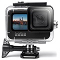 GoPro Hero 9 Black Vedenpitävä Suojakotelo FLW362 - Läpinäkyvä