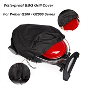 Vedenpitävä kannettava BBQ-grillin suojus - 90x55x27cm