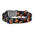 Waudog Nylon koiran kaulapanta QR-koodilla - Koko XL - Oranssit