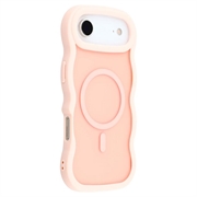 iPhone Air Aaltoreuna magneettinen hybridikotelo - vaaleanpunainen