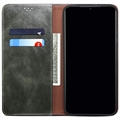Xiaomi 11T/11T Pro Waxy Sarjan Lompakkokotelo - Vihreä