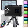 Weeylite RB9 Kannettava RGB-videovalaisin jalustan kanssa