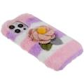 3D Plush Karvainen talvi iPhone 14 Pro TPU Kotelo