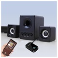 Langaton Audiovastaanotin BT15 - Bluetooth 5.0, 3.5mm - Musta