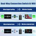 Langaton CarPlay & Android Auto 2-in-1 USB-dongle ja USB-C-sovitin