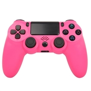 Langaton peliohjain Gamepad PS4-peliin Joystick kaiuttimella ja stereokuulokeliitännällä - Pinkki