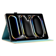 iPad Pro 11 (2024) Wonder Series Folio Kotelo - Lehdet ja kukat