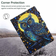 iPad Pro 11 (2024) Wonder Series Folio Kotelo - Pöllö