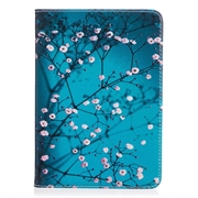Amazon Kindle Paperwhite 3/2 (2015) Wonder-sarjan foliokotelo - Valkoinen Kukat