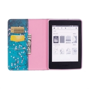 Amazon Kindle Paperwhite 3/2 (2015) Wonder-sarjan foliokotelo - Valkoinen Kukat