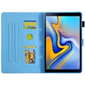 Samsung Galaxy Tab A7 Lite Wonder Series Folio Kotelo - Sininen Perhoset