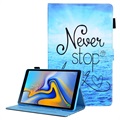 Samsung Galaxy Tab A7 Lite Wonder Series Folio Kotelo - Never Stop Dreaming