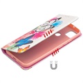 Wonder Series Xiaomi Redmi 9C, Redmi 9C NFC Lompakkokotelo - Perhoset