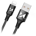 Wozinsky Data & Latauskaapeli - USB-A/Lightning - 2m - Musta