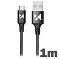 Wozinsky Data & Latauskaapeli - USB-A/USB-C - 1m