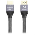 Wozinsky HDMI 2.1 8K 60Hz / 4K 120Hz / 2K 144Hz Kaapeli - 2m - Harmaa