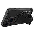 Wozinsky Kickstand iPhone 13 Mini Silikonikotelo - Musta