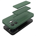 Wozinsky Kickstand iPhone 13 Pro Silikonikotelo (Avoin pakkaus - Erinomainen) - Vihreä