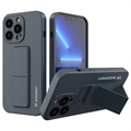 Wozinsky Kickstand iPhone 13 Pro Silikonikotelo - Tummansininen