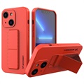 Wozinsky Kickstand iPhone 13 Silikonikotelo - Punainen