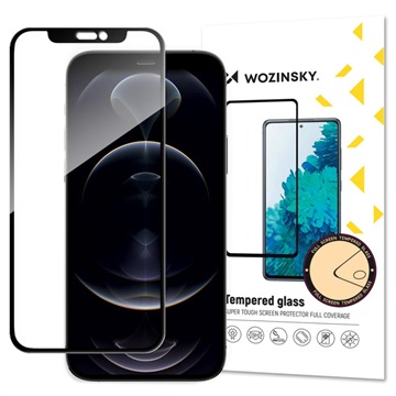 Wozinsky Super Tough iPhone 13/13 Pro Karkaistu Panssarilasi - 9H - Musta