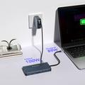 Wozinsky WDS03Y5S 14-in-1 USB-C-keskitin, joka tukee kolmea näyttöä - harmaa