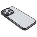 X-Level Ice Crystal iPhone 14 Pro Hybridikotelo - Musta
