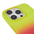X-Level Rainbow iPhone 14 Pro TPU Suojakuori - Punainen / Keltainen