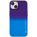 X-Level Rainbow iPhone 14 TPU Suojakuori - Sininen / Violetti