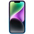X-Level Rainbow iPhone 14 TPU Suojakuori - Sininen / Violetti