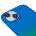 X-Level Rainbow iPhone 14 Plus TPU Suojakuori - Vihreä / Sininen