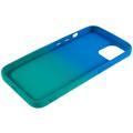 X-Level Rainbow iPhone 14 Plus TPU Suojakuori - Vihreä / Sininen