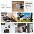 X037 360° puhelimen pidike magneettisella alustalla - Kuntosali- ja työpajateline - musta