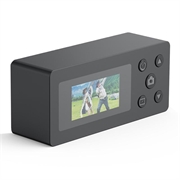X7 Full HD -retro-minitasku-kamera - musta